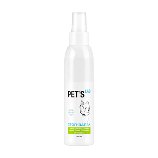 Means for removing stains and the smell of dog urine Pet's Lab STOP-ODOR, 150 ml