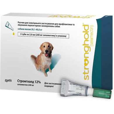 Antiparasitic drops Stronghold Zoetis for dogs 20-40 kg, 1 pipette