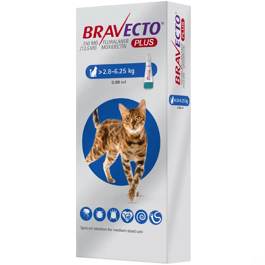 Bravecto Plus для котів
