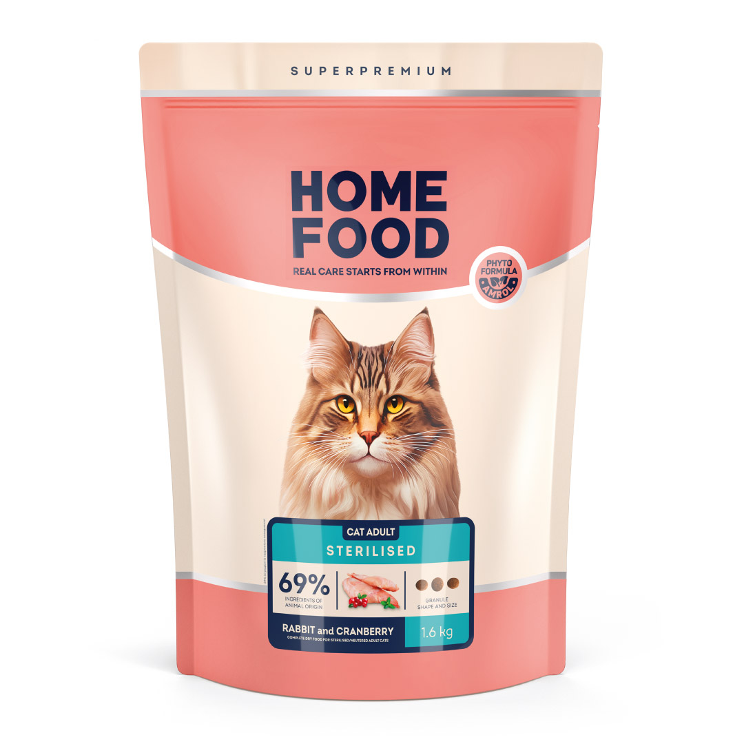 Dry food for sterilized cats Rabbit and cranberry