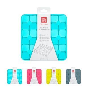 WAUDOG Silicone - коврик для поиска корма 205 х 205 х 17 мм, голубой
