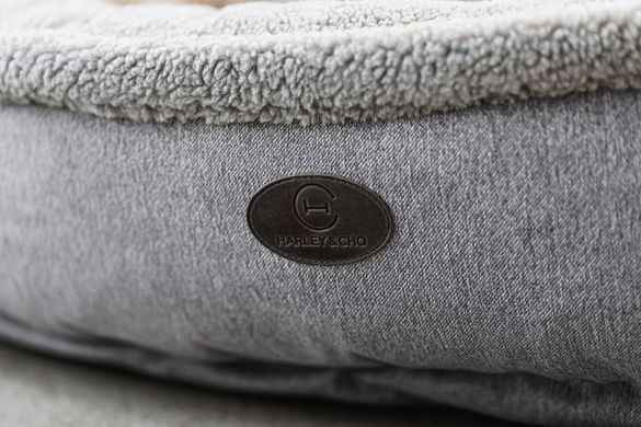 Donut Fur Gray NEW Oval Bed