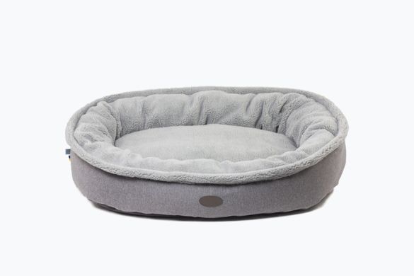 Donut Fur Gray NEW Oval Bed