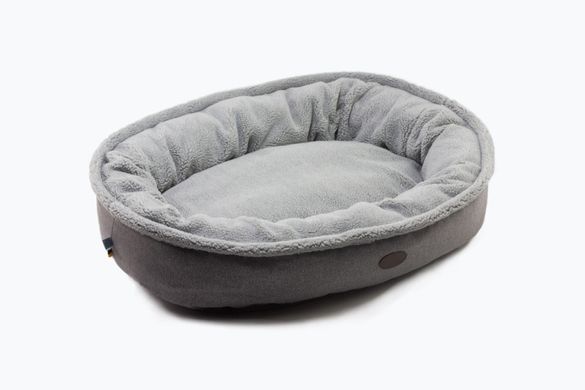 Donut Fur Gray NEW Oval Bed