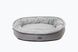 Donut Fur Gray NEW Oval Bed
