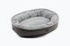 Donut Fur Gray NEW Oval Bed