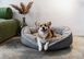 Donut Fur Gray NEW Oval Bed