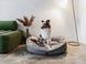 Donut Fur Gray NEW Oval Bed