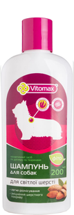 Phytoshampoo Vitomax for dogs "For light hair", 200 ml