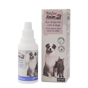 Eye drops AnimAll VetLine for cats and dogs, 30 ml