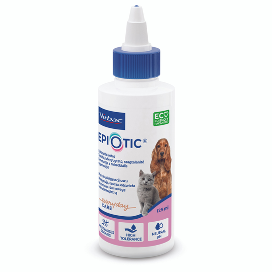 Лосьйон для очищення вух у собак і котів Epi-Otic Virbak, 125 мл
