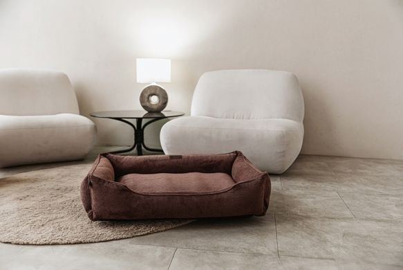 Dreamer Brown Velvet Bed