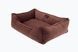 Dreamer Brown Velvet Bed