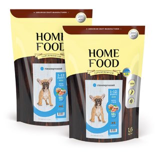 Комплект гіпоалергенних сухих кормів для цуценят малих порід “Форель з рисом” Hypoallergenic For Puppies (1.6 кг х 2)