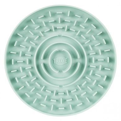 Trixie Junior Slow‑Feed Puppy Bowl, blue, plastic, &oslash; 21 cm