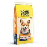 Сухой корм HOME FOOD здоровая кожа и блеск шерсти для взрослых собак средних пород Индейка и лосось Healthy skin and shiny coat, 10 кг