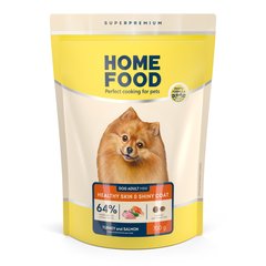 Complete dry food Healthy skin and shiny coat for small breed adult dogs Turkey and Salmon, 700 g