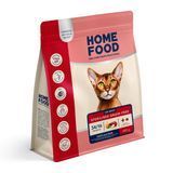 Беззерновий гіпоалергенний сухий корм HOME FOOD для дорослих стерилізованих/кастрованих котів Качка та груша Grain-free hypoallergenic. Suitable for exotic breeds, 400 г