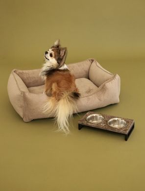 Dreamer Cacao Velvet Bed