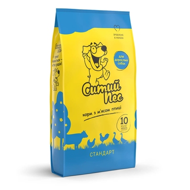 Dry dog food for adults "Nourished dog" with poultry 10 kg