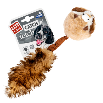 Іграшка для собак Борсук з 2-ма пищалками GiGwi Catch&fetch