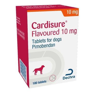 Cardisure by Dechra Limited - Medication for treating cardiovascular diseases in dogs, 10 mg, 10 tablets