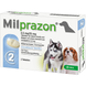 Таблетки KRKA Мілпразон від гельмінтів для собак вагою менше 5 кг, 2.5 мг/25 мг, 2 таб