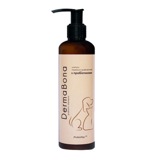 DermaBona therapeutic and prophylactic shampoo for animals with probiotics, 200 ml