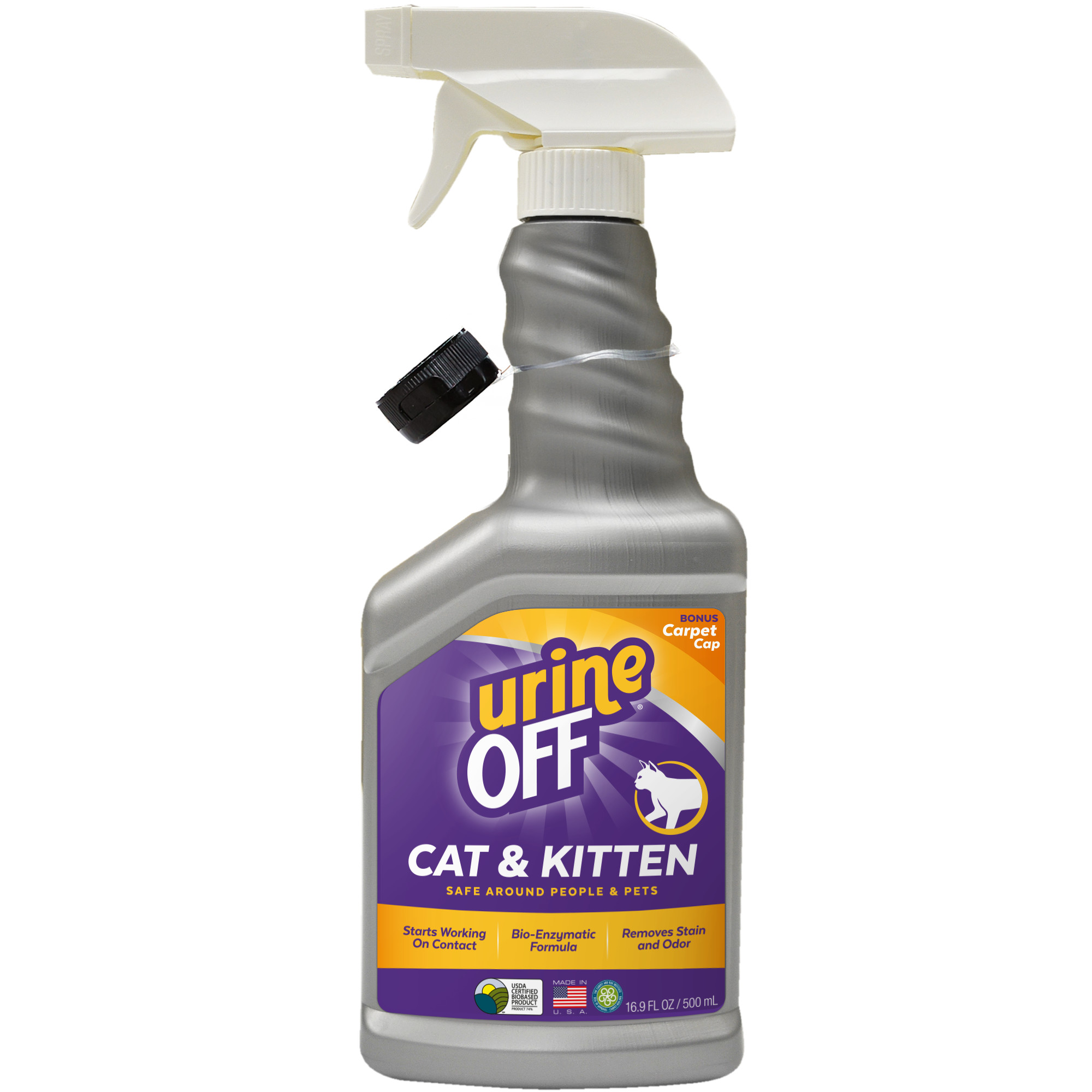 Urine Off Cat & Kitten засіб для усунення запаху й плям сечі