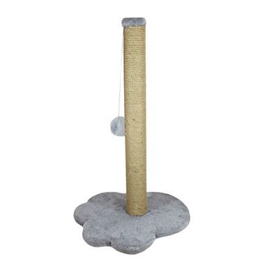 Lucky Pet — Large grey ‘Paw’ scratching post, 38x38x66 cm