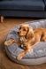 Donut Soft Touch Gray Oval Bed