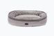 Donut Soft Touch Gray Oval Bed