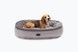 Donut Soft Touch Gray Oval Bed