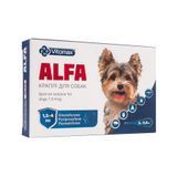 Vitomax Alfa &mdash; противопаразитарные капли Витомакс Альфа от блох, клещей и комаров, наносимые на холку, для собак весом 1.5&ndash;4 кг, 1 пипетка