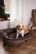 Donut Soft Touch Brown Oval Bed