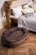 Donut Soft Touch Brown Oval Bed