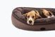 Donut Soft Touch Brown Oval Bed