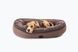 Donut Soft Touch Brown Oval Bed
