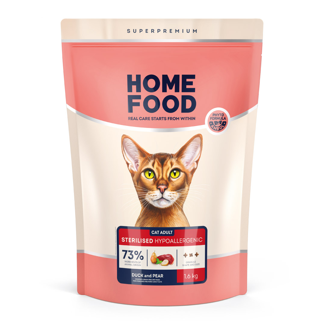 HOME FOOD Grain-free hypoallergenic качка та груша