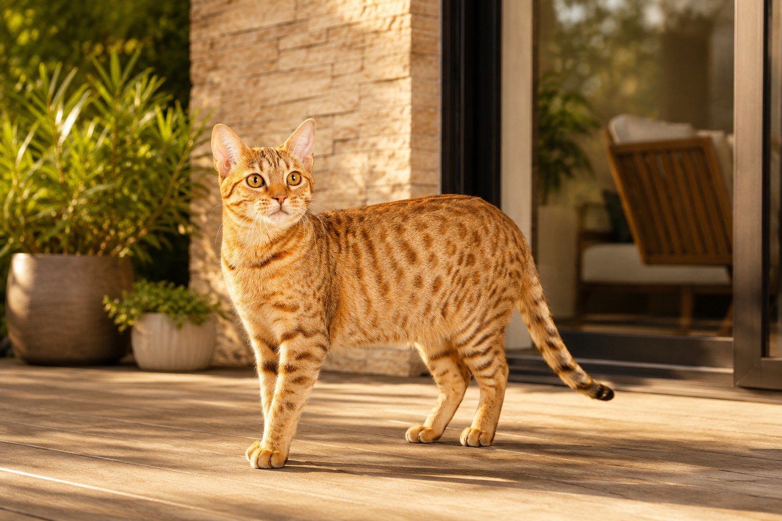 Ocicat at home