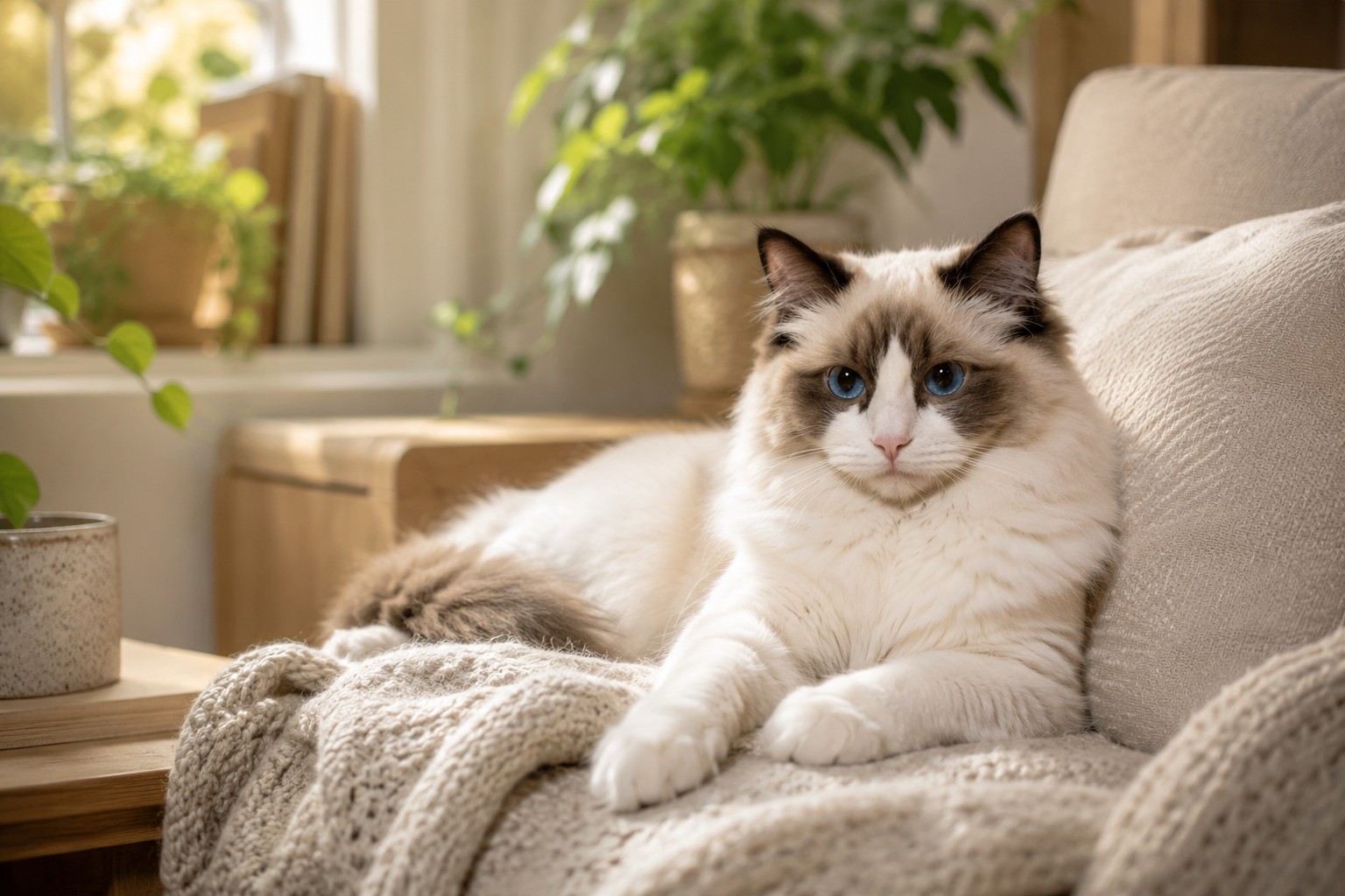 Ragdoll close-up