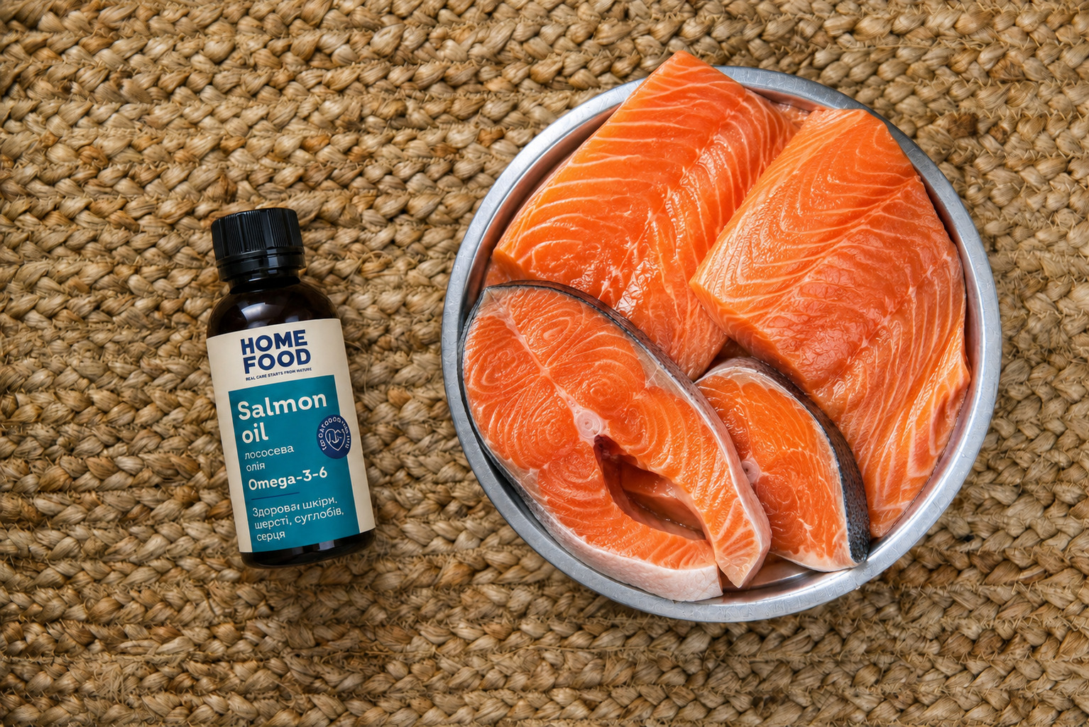 Salmon oil for cats and dogs